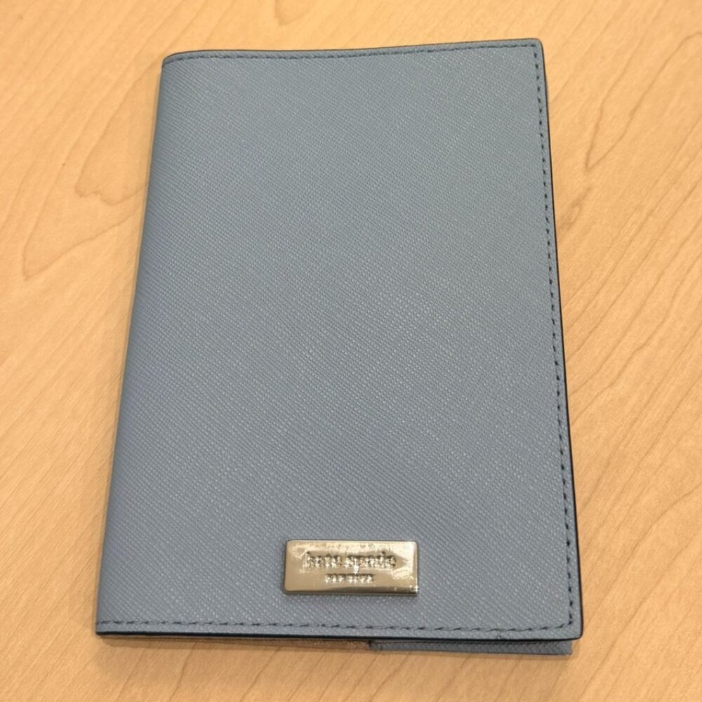 Kate Spade Laurel Way Passport Holder - Blue Dawn - Style # WLRU5478